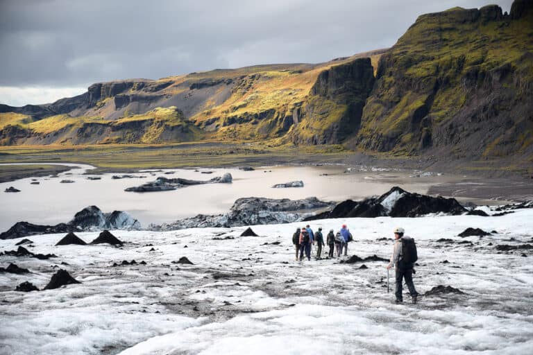 glacier walk solheimajokull iceland